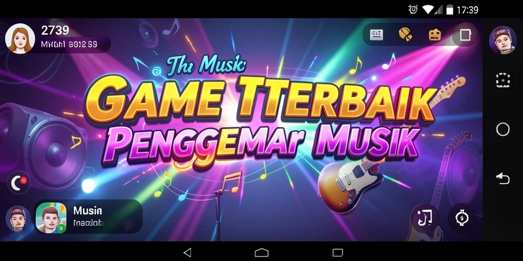 Tampilan gameplay <strong>2739</strong> yang menarik dan interaktif saat bermain musik.