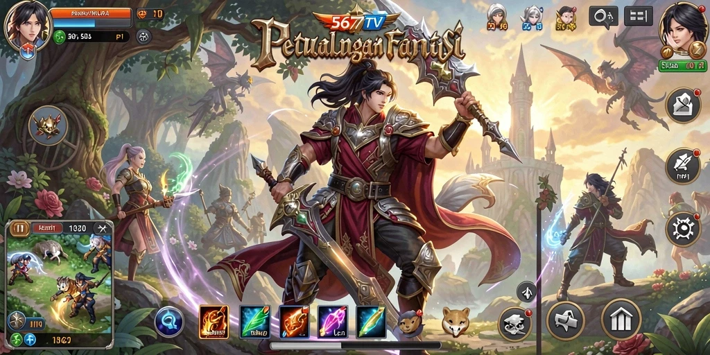 Gameplay RPG yang mendebarkan di 567TV.