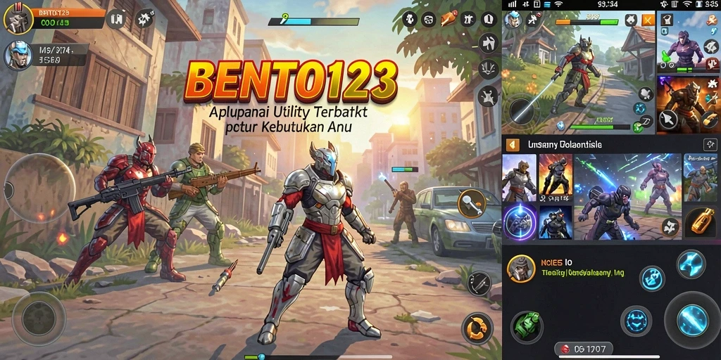 Tampilan interaktif dari BENTO123 yang mempermudah pengaturan tugas.