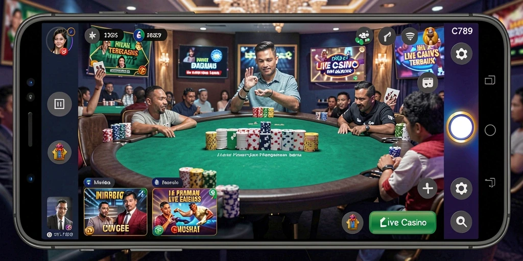 Gameplay seru di C789 Live Casino dengan dealer profesional.
