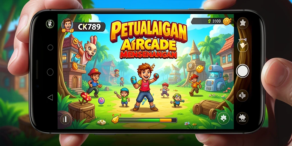 Gameplay CK789 menampilkan aksi cepat dan keseruan Arcade.
