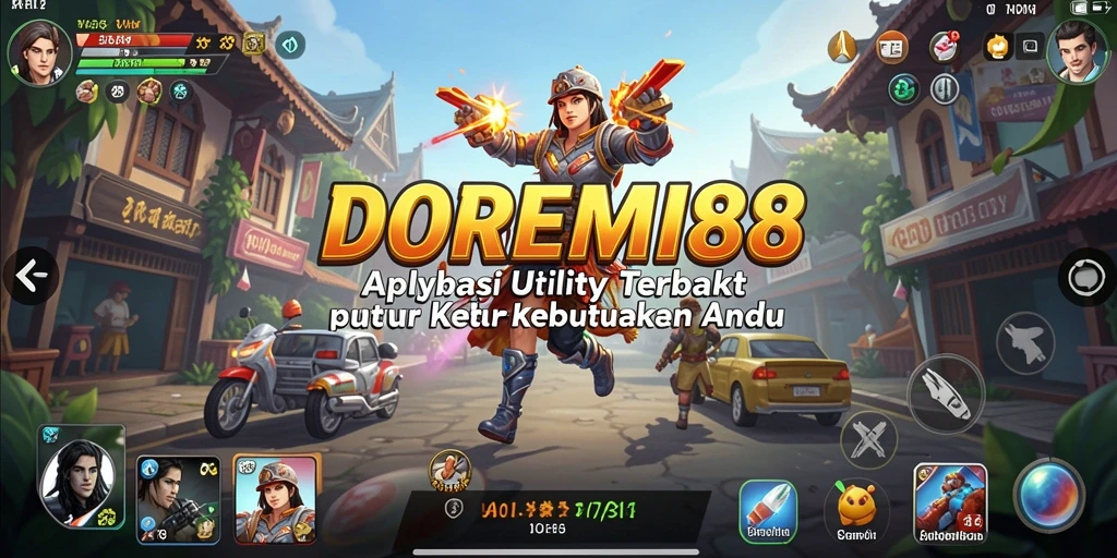 Tampilan antarmuka utama DOREMI88 yang simpel dan fungsional.