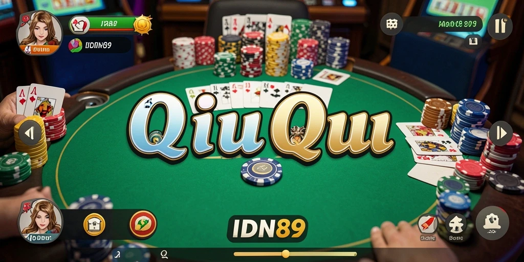 Screenshot gameplay QiuQiu di IDN89 yang penuh aksi.