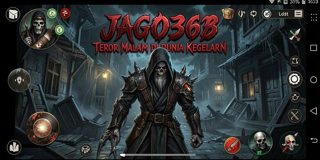 Tangkapan layar menunjukkan aksi seram dalam JAGO368 yang menegangkan.