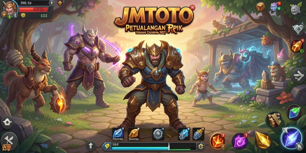 Tampilan menakjubkan dari gameplay RPG JMTOTO.