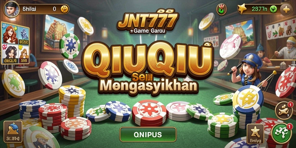 Screenshot menunjukkan gameplay QiuQiu yang menarik.