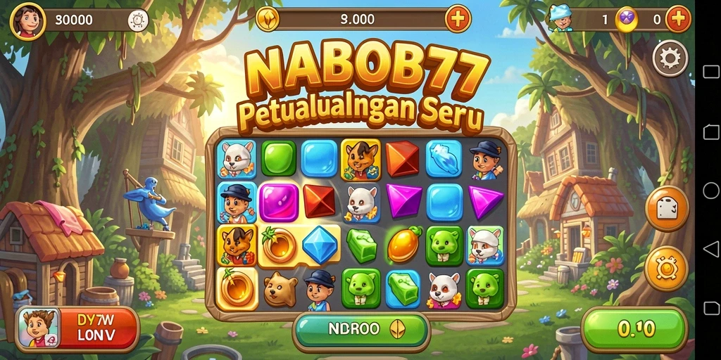 Tampilan gameplay NABOB77 yang seru dan menantang.