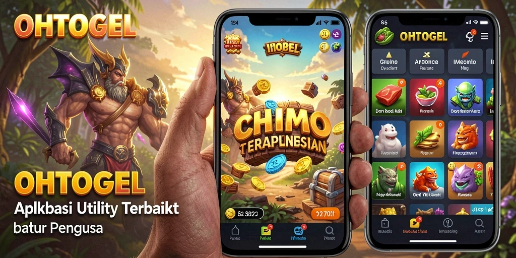 Tampilan utama OHTOGEL dengan fitur-fitur Utility yang menarik.