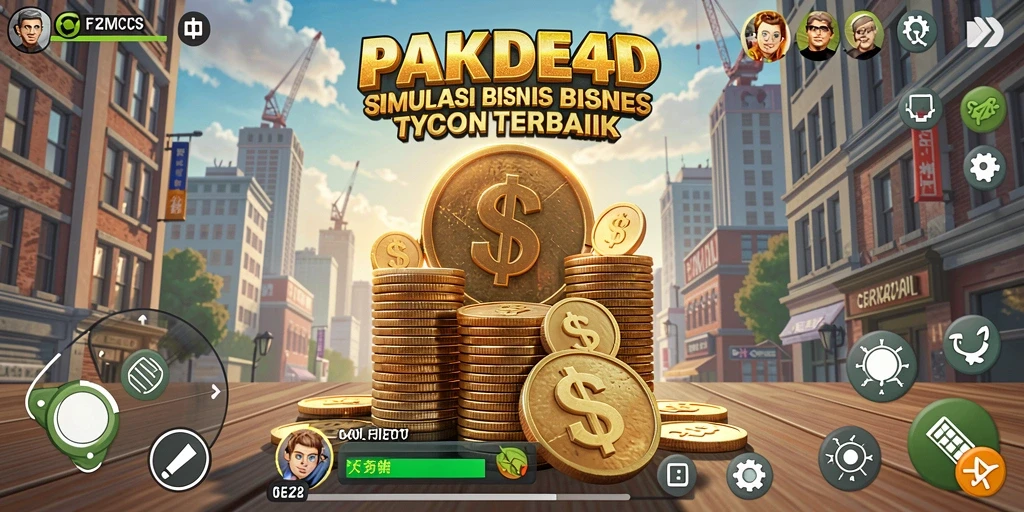 Tampilan gameplay Tycoon yang seru dan menarik.
