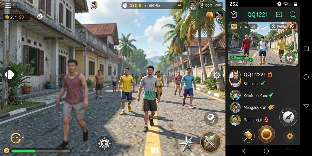 Gameplay menarik di QQ1221 dengan banyak interaksi karakter.