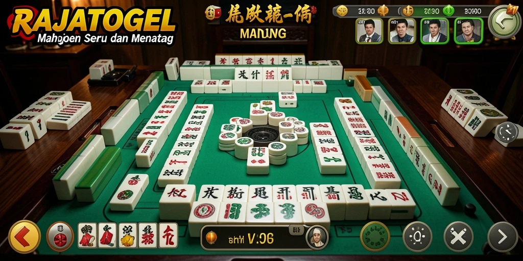 Screenshot gameplay menampilkan keseruan bermain Mahjong di RAJATOGEL.