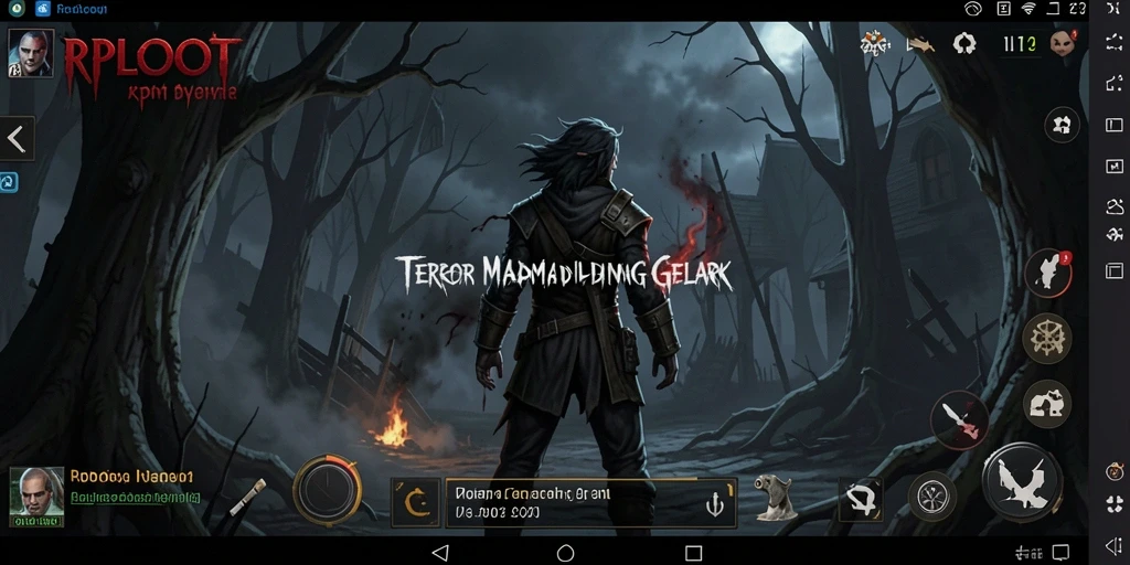 Gameplay RPLOOT yang menakutkan dengan atmosfer horor yang mencekam.
