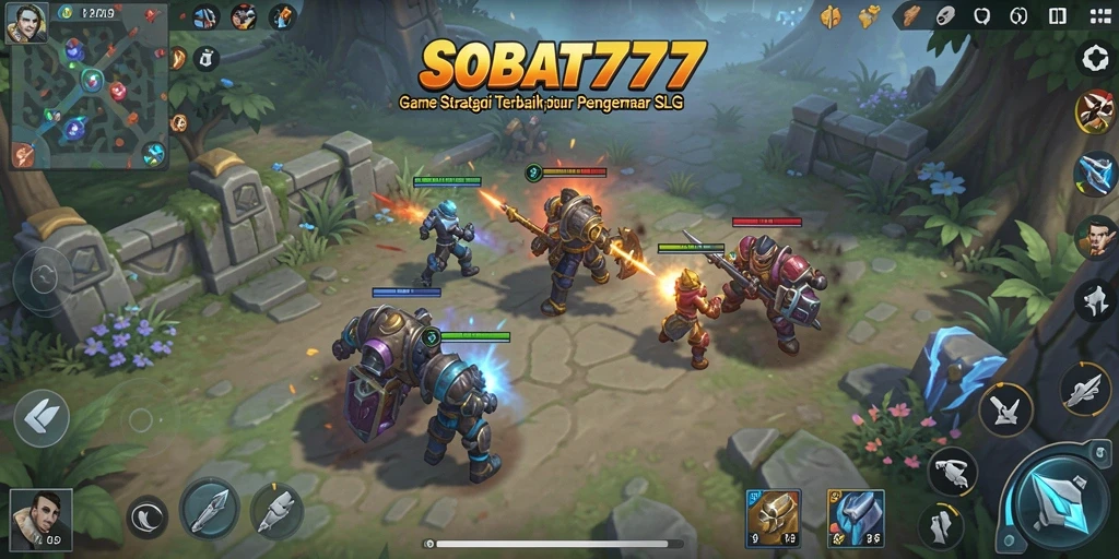 Tampilan gameplay SOBAT777 yang menegangkan dan seru.