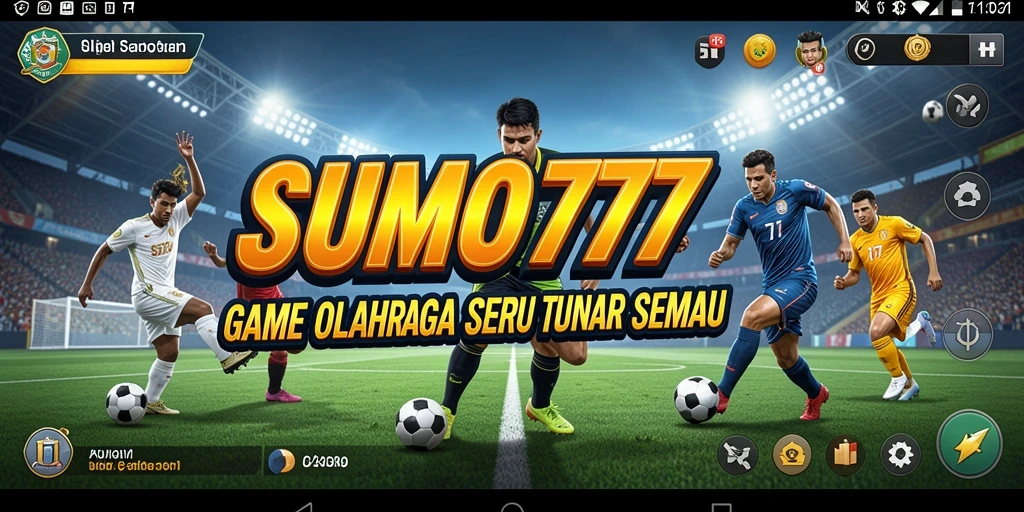 Tampilan seru dari gameplay <strong>SUMO777</strong> dengan karakter sumo bertarung.