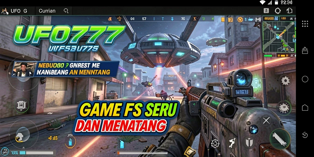 Gameplay seru di UFO777 dengan pertempuran intens.