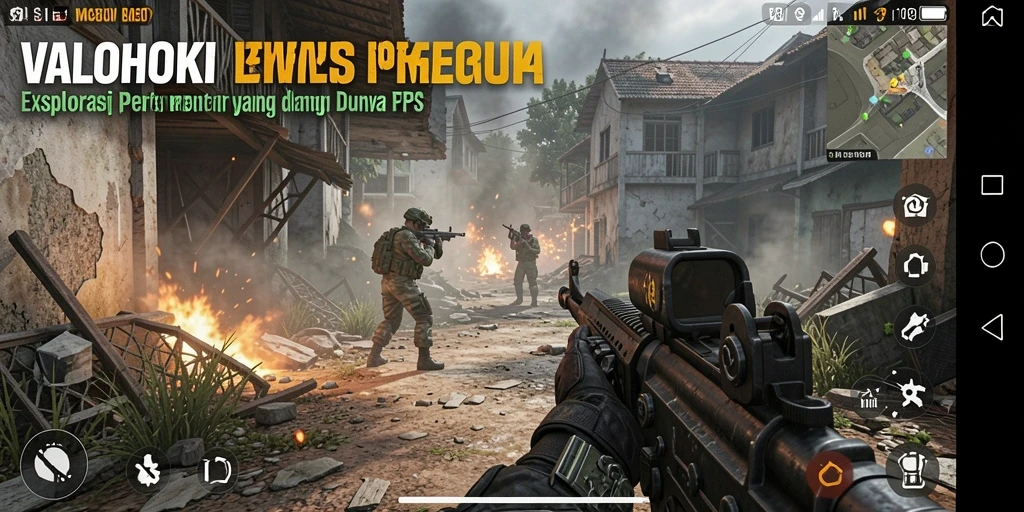 Gameplay VALOHOKI dengan aksi pertempuran yang intens.