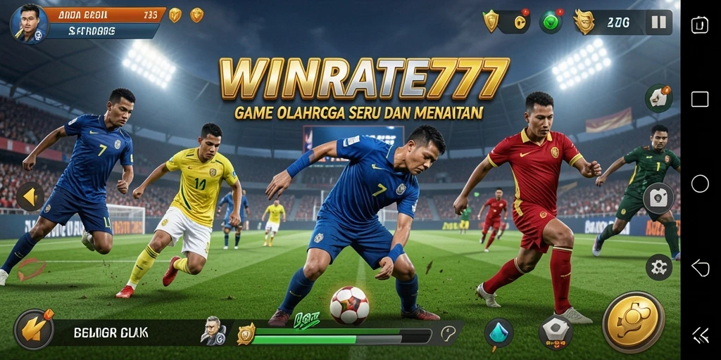 Tampilan gameplay seru dan kompetitif di WINRATE777.