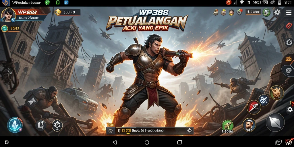 Tampilan gameplay WP888 yang menakjubkan dalam aksi seru.
